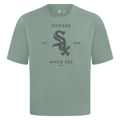 MLB Chicago White Sox Levelwear Crossway Oversized Luxe Signature Knit T-Shirt