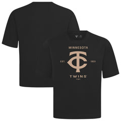MLB Minnesota Twins Levelwear Crossway Oversized Luxe Signature Knit T-Shirt