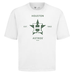 MLB Houston Astros Levelwear Crossway Oversized Luxe Signature Knit T-Shirt