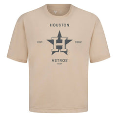 MLB Houston Astros Levelwear Crossway Oversized Luxe Signature Knit T-Shirt
