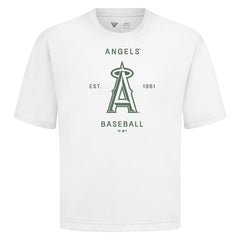 MLB Los Angeles Angels Levelwear Crossway Oversized Luxe Signature Knit T-Shirt