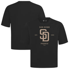 MLB San Diego Padres Levelwear Crossway Oversized Luxe Signature Knit T-Shirt