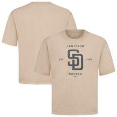 MLB San Diego Padres Levelwear Crossway Oversized Luxe Signature Knit T-Shirt