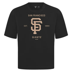 MLB San Francisco Giants Levelwear Crossway Oversized Luxe Signature Knit T-Shirt