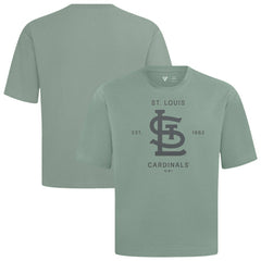 MLB St. Louis Cardinals Levelwear Crossway Oversized Luxe Signature Knit T-Shirt