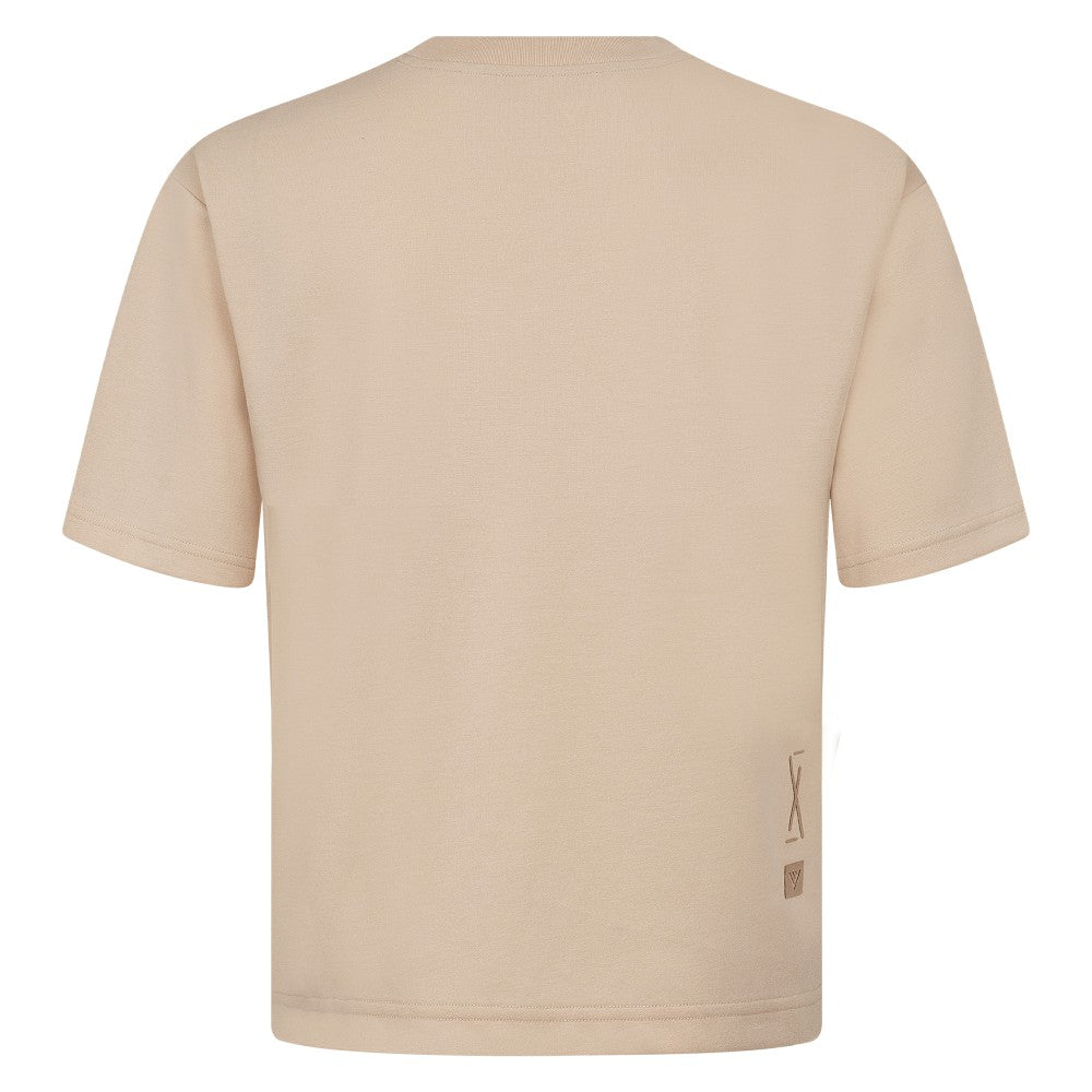 MLB Cincinnati Reds Levelwear Crossway Oversized Luxe Signature Knit T-Shirt