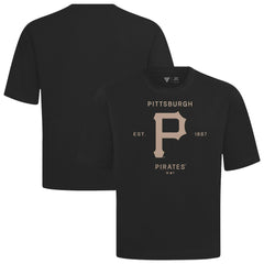 MLB Pittsburgh Pirates Levelwear Crossway Oversized Luxe Signature Knit T-Shirt