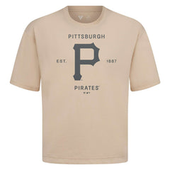 MLB Pittsburgh Pirates Levelwear Crossway Oversized Luxe Signature Knit T-Shirt
