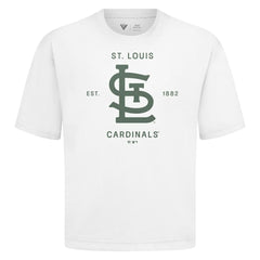 MLB St. Louis Cardinals Levelwear Crossway Oversized Luxe Signature Knit T-Shirt