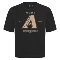 MLB Arizona Diamondbacks Levelwear Crossway Oversized Luxe Signature Knit T-Shirt