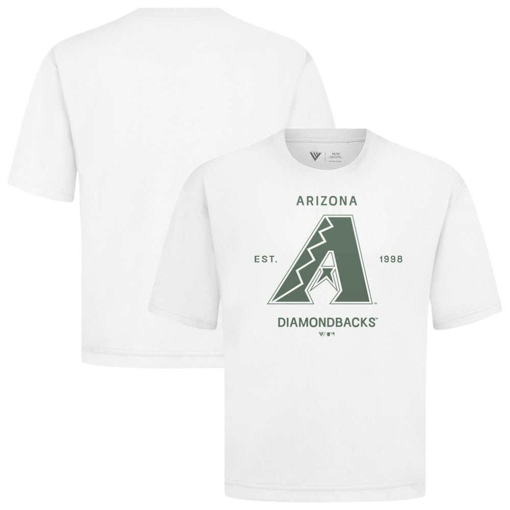MLB Arizona Diamondbacks Levelwear Crossway Oversized Luxe Signature Knit T-Shirt