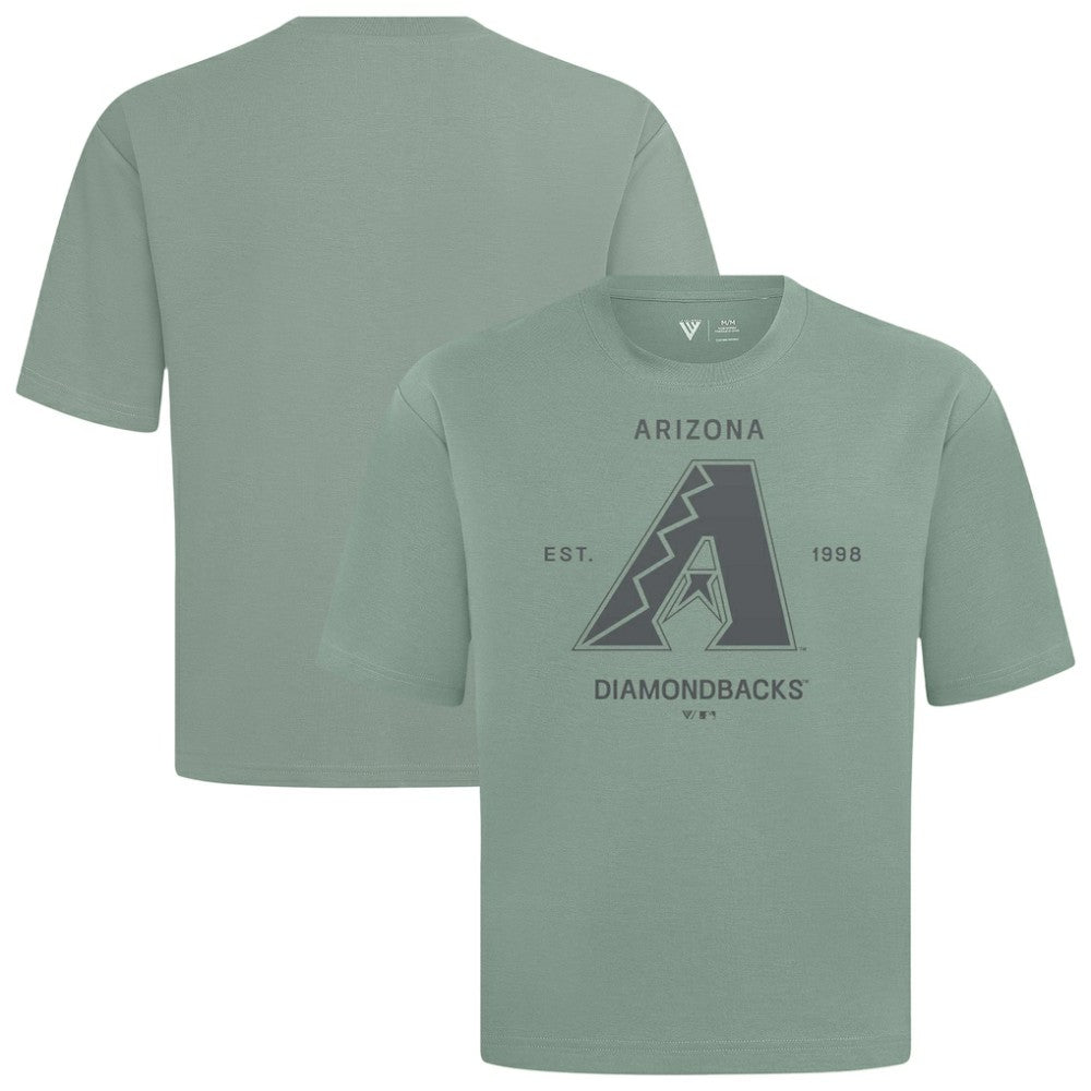 MLB Arizona Diamondbacks Levelwear Crossway Oversized Luxe Signature Knit T-Shirt
