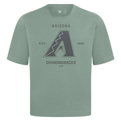 MLB Arizona Diamondbacks Levelwear Crossway Oversized Luxe Signature Knit T-Shirt