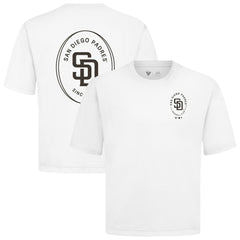 MLB San Diego Padres Levelwear Signet Oversized Luxe Signature Knit T-Shirt