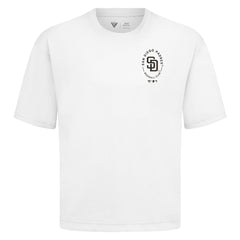 MLB San Diego Padres Levelwear Signet Oversized Luxe Signature Knit T-Shirt