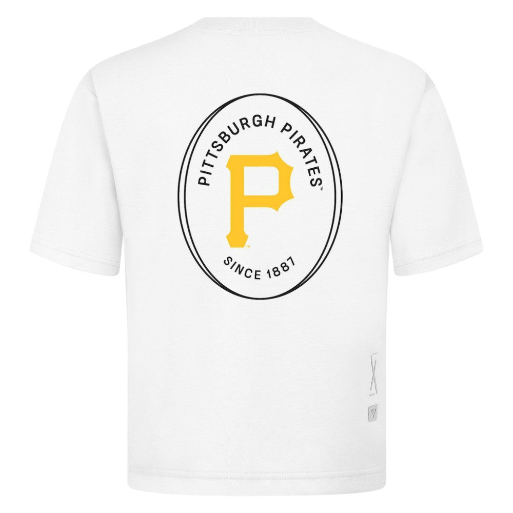 MLB Pittsburgh Pirates Levelwear Signet Oversized Luxe Signature Knit T-Shirt