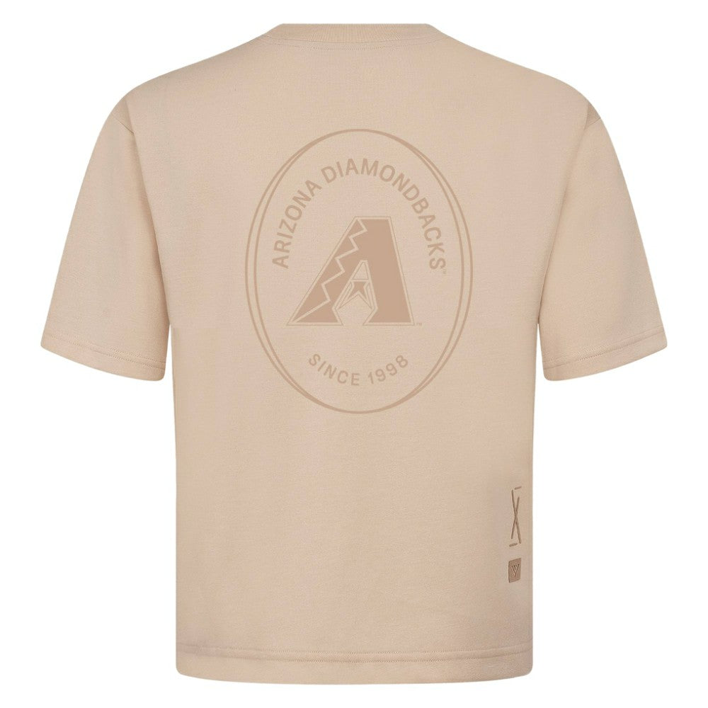 MLB Arizona Diamondbacks Levelwear Signet Oversized Luxe Signature Knit T-Shirt