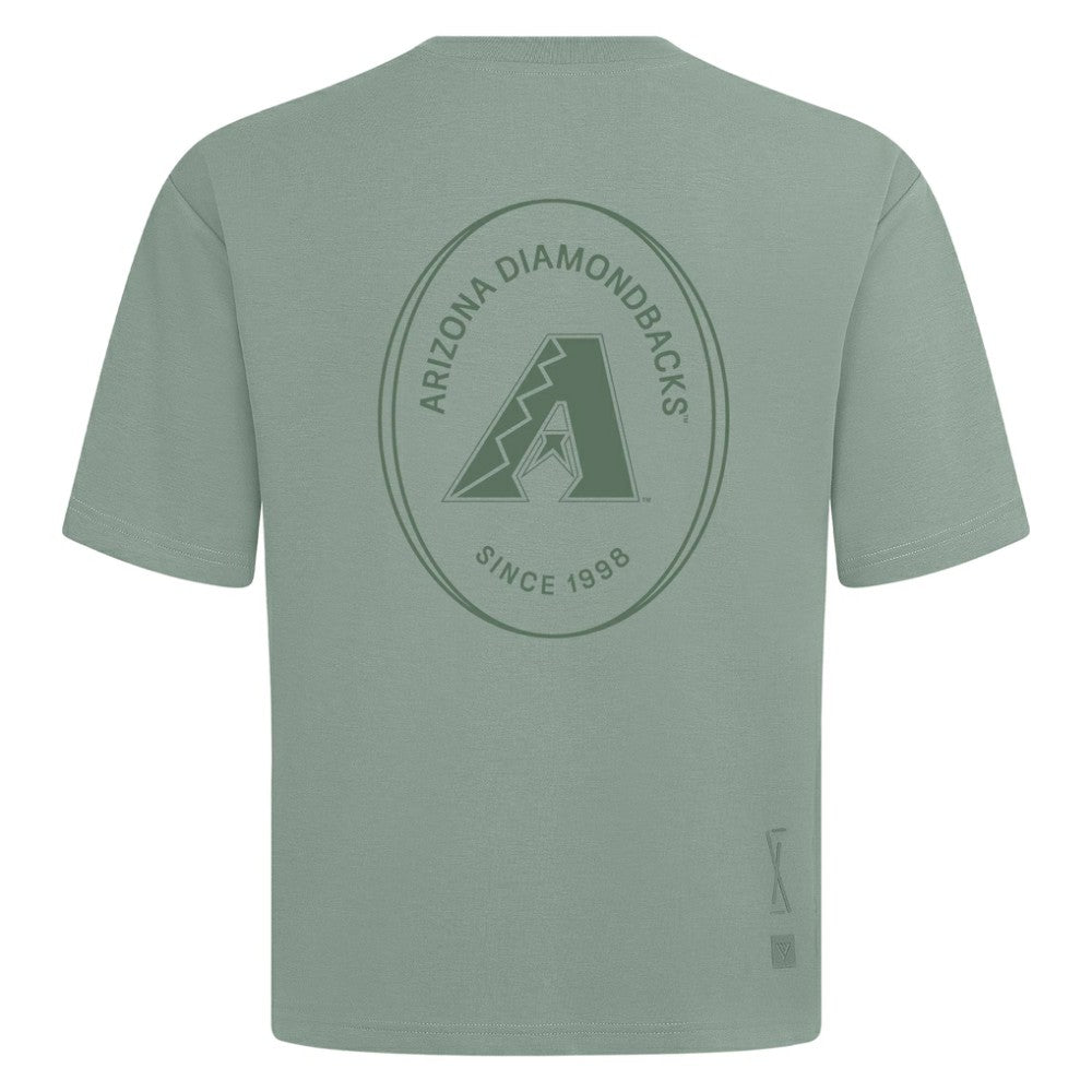 MLB Arizona Diamondbacks Levelwear Signet Oversized Luxe Signature Knit T-Shirt