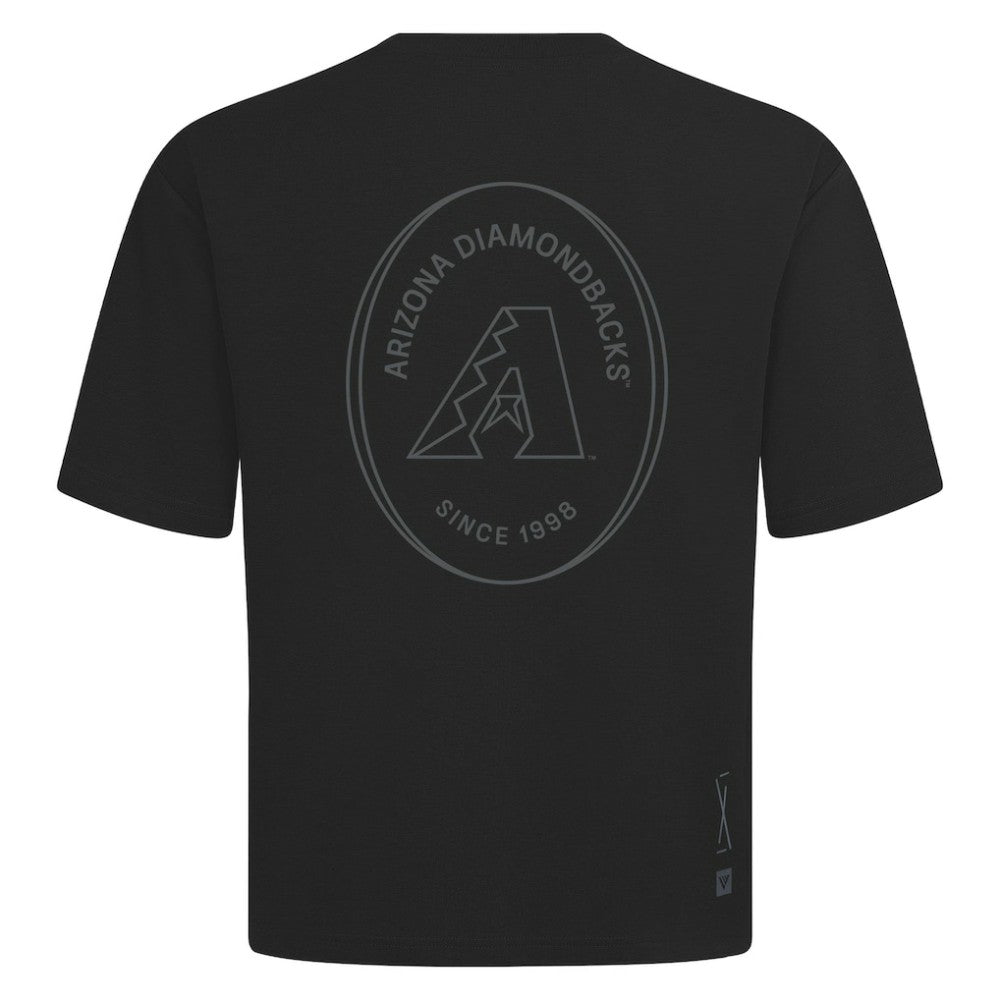 MLB Arizona Diamondbacks Levelwear Signet Oversized Luxe Signature Knit T-Shirt