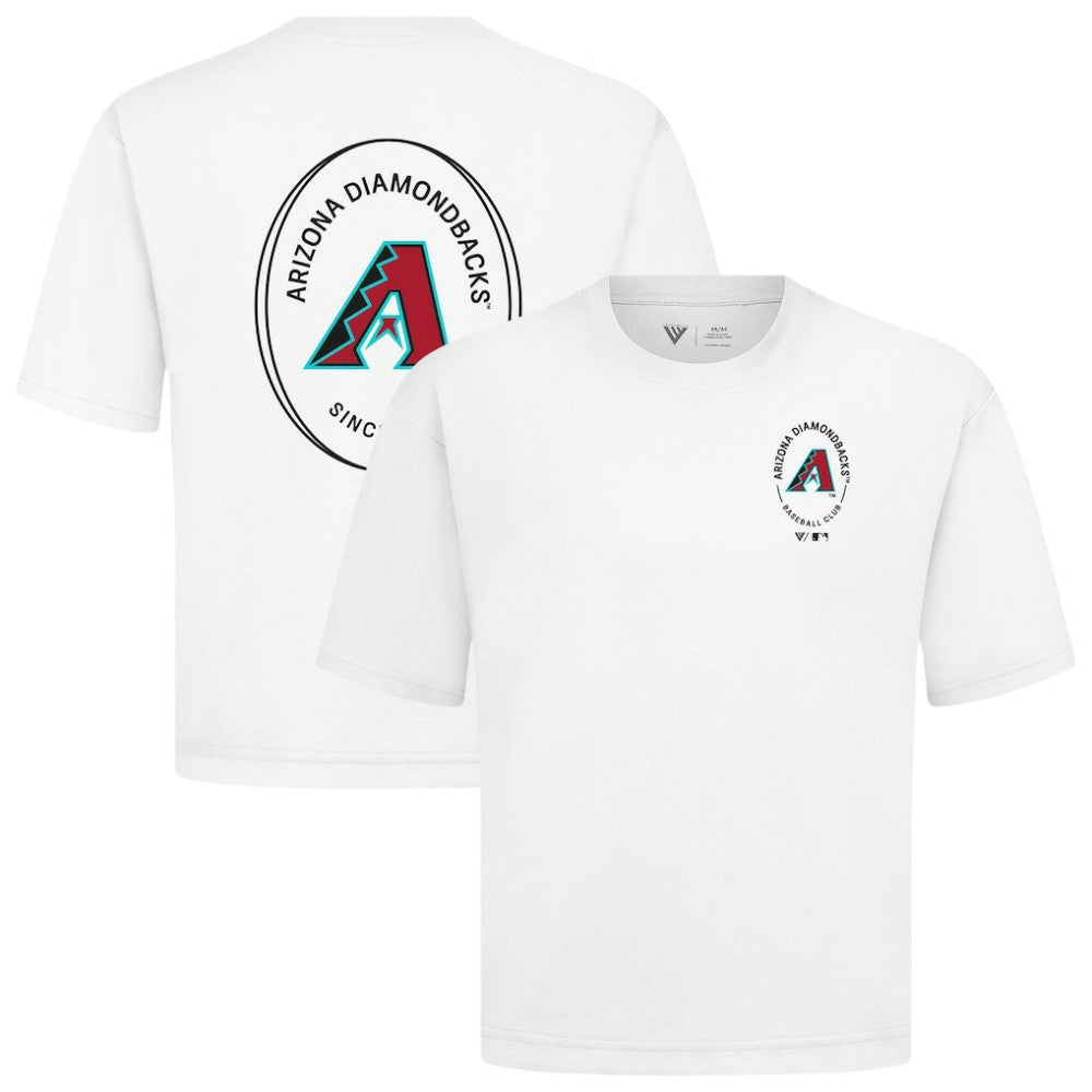 MLB Arizona Diamondbacks Levelwear Signet Oversized Luxe Signature Knit T-Shirt