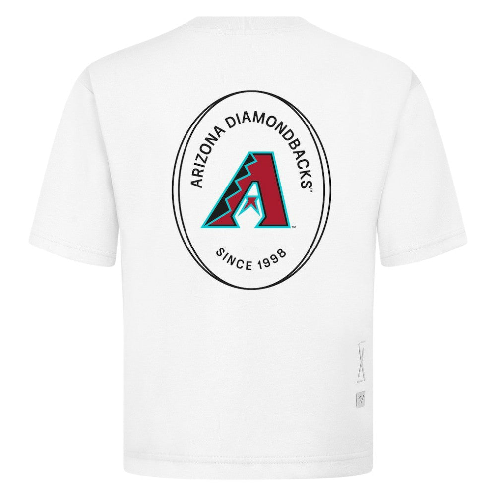 MLB Arizona Diamondbacks Levelwear Signet Oversized Luxe Signature Knit T-Shirt