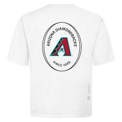 MLB Arizona Diamondbacks Levelwear Signet Oversized Luxe Signature Knit T-Shirt