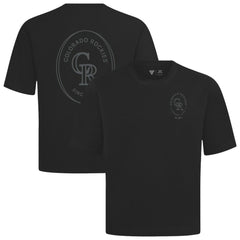 MLB Colorado Rockies Levelwear Signet Oversized Luxe Signature Knit T-Shirt