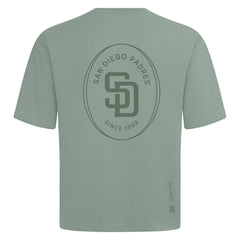 MLB San Diego Padres Levelwear Signet Oversized Luxe Signature Knit T-Shirt
