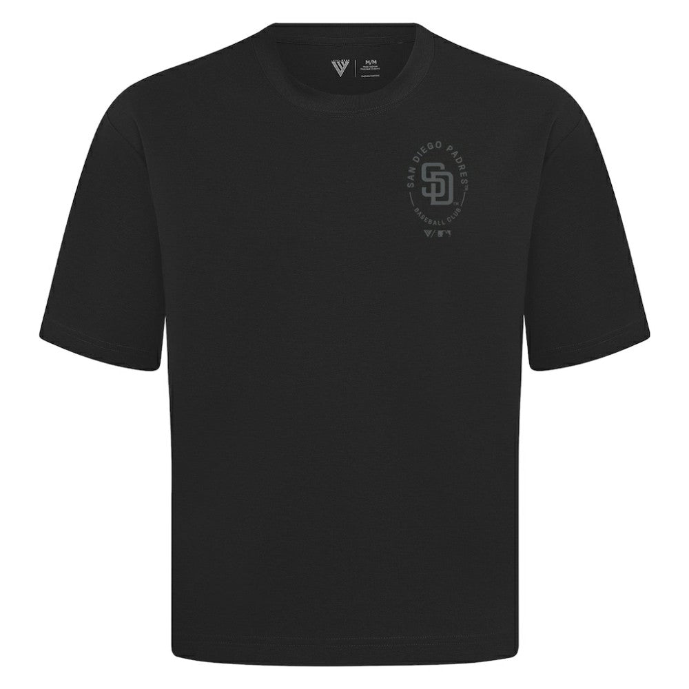 MLB San Diego Padres Levelwear Signet Oversized Luxe Signature Knit T-Shirt