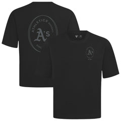 MLB Athletics Levelwear Signet Oversized Luxe Signature Knit T-Shirt
