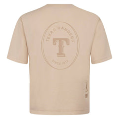 MLB Texas Rangers Levelwear Signet Oversized Luxe Signature Knit T-Shirt