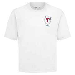 MLB Texas Rangers Levelwear Signet Oversized Luxe Signature Knit T-Shirt