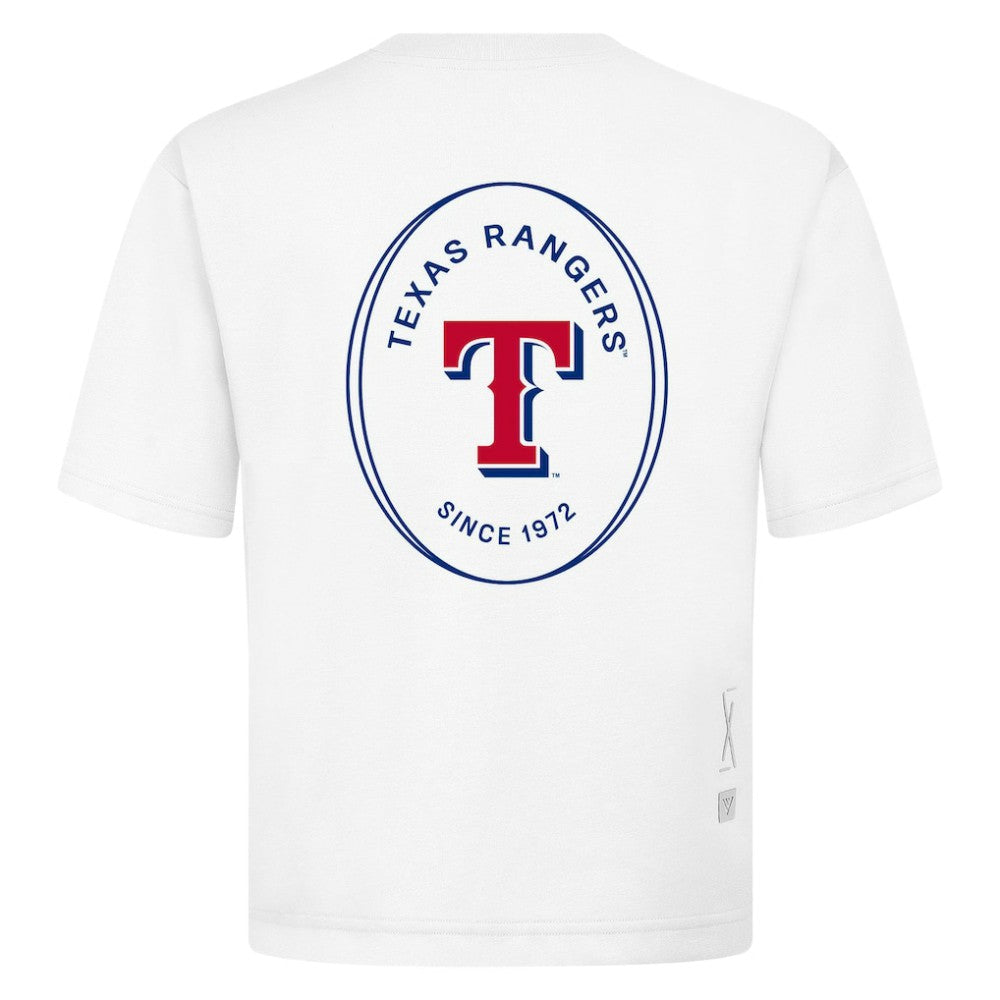MLB Texas Rangers Levelwear Signet Oversized Luxe Signature Knit T-Shirt