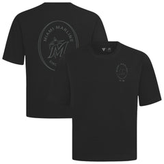 MLB Miami Marlins Levelwear Signet Oversized Luxe Signature Knit T-Shirt