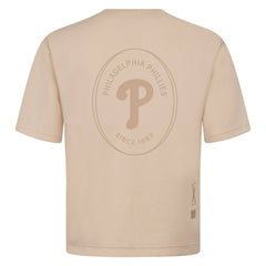 MLB Philadelphia Phillies Levelwear Signet Oversized Luxe Signature Knit T-Shirt