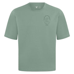 MLB Cleveland Guardians Levelwear Signet Oversized Luxe Signature Knit T-Shirt