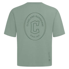 MLB Cleveland Guardians Levelwear Signet Oversized Luxe Signature Knit T-Shirt