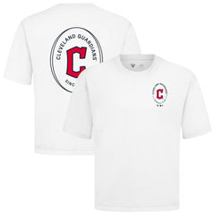 MLB Cleveland Guardians Levelwear Signet Oversized Luxe Signature Knit T-Shirt