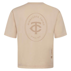 MLB Minnesota Twins Levelwear Register Oversized Luxe Signature Knit T-Shirt