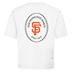 MLB San Francisco Giants Levelwear Register Oversized Luxe Signature Knit T-Shirt