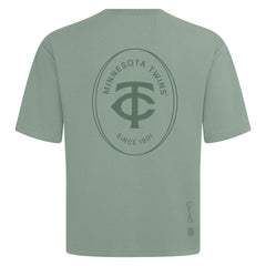 MLB Minnesota Twins Levelwear Register Oversized Luxe Signature Knit T-Shirt
