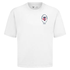 MLB Minnesota Twins Levelwear Register Oversized Luxe Signature Knit T-Shirt