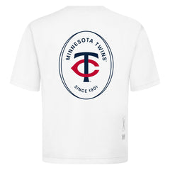 MLB Minnesota Twins Levelwear Register Oversized Luxe Signature Knit T-Shirt