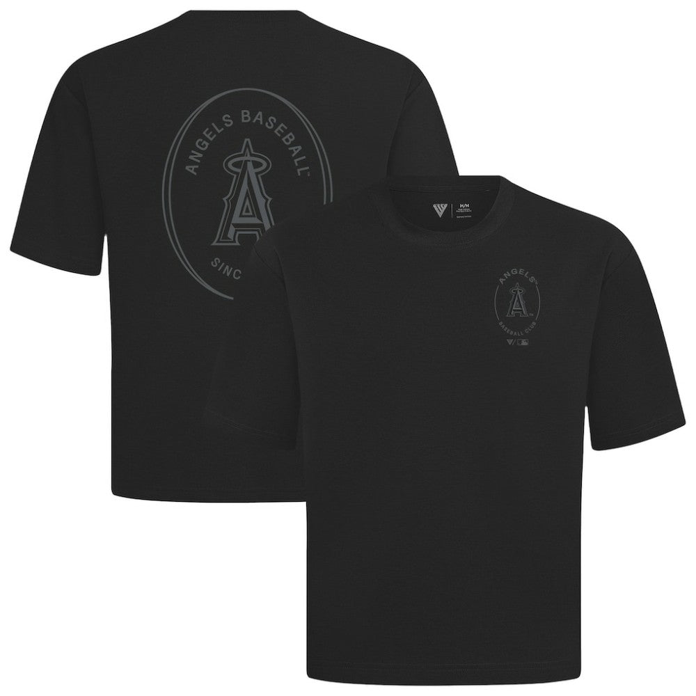 MLB Los Angeles Angels Levelwear Register Oversized Luxe Signature Knit T-Shirt