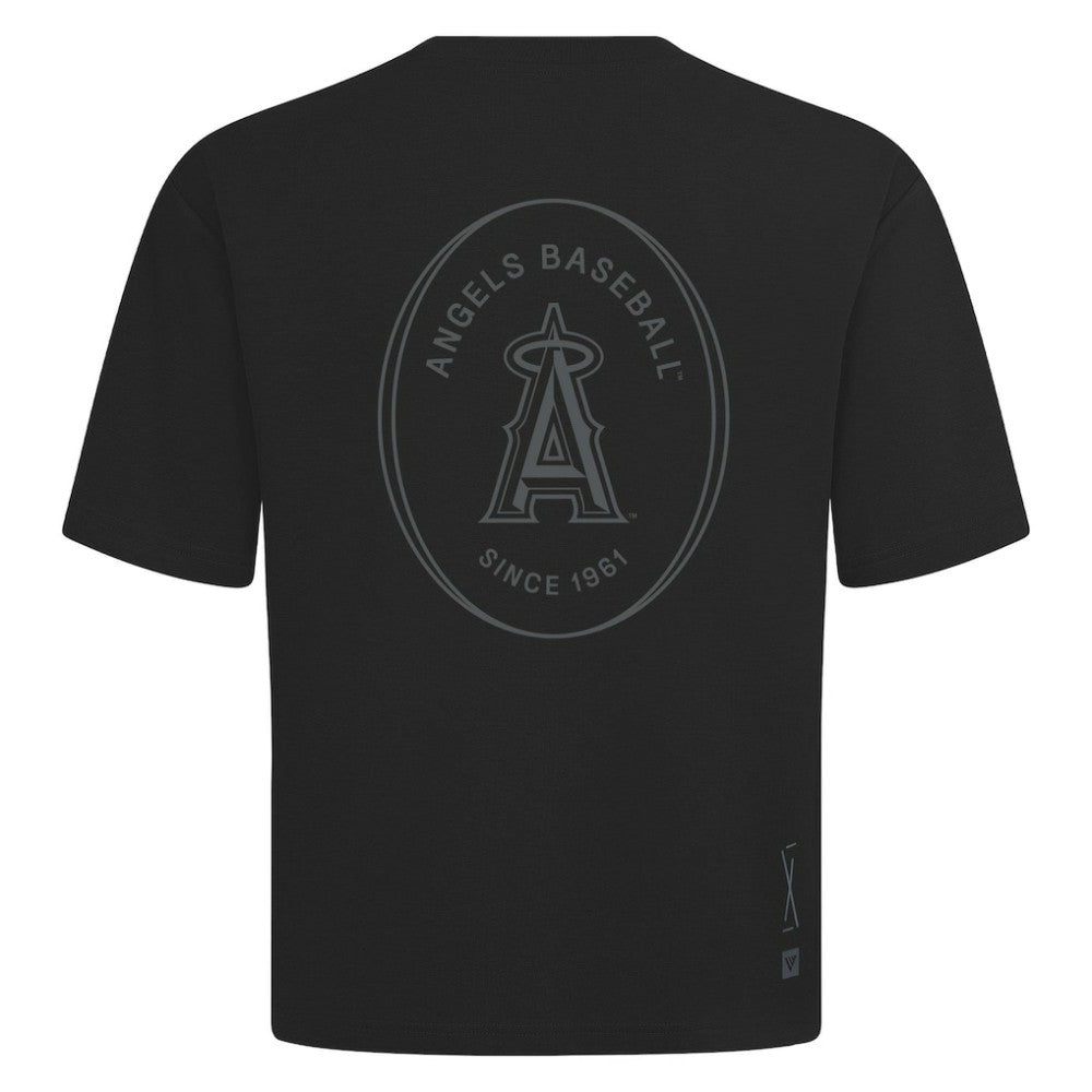 MLB Los Angeles Angels Levelwear Register Oversized Luxe Signature Knit T-Shirt