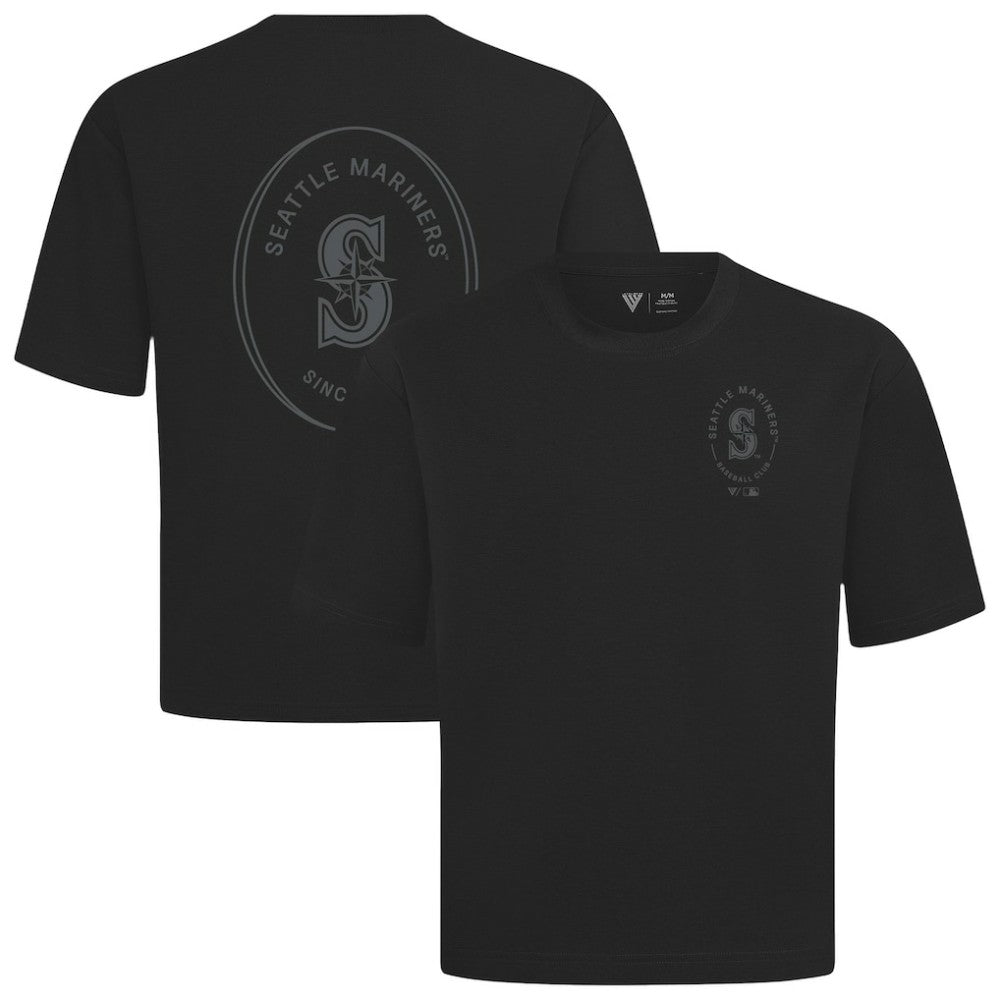 MLB Seattle Mariners Levelwear Register Oversized Luxe Signature Knit T-Shirt