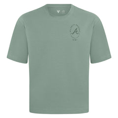 MLB Atlanta Braves Levelwear Register Oversized Luxe Signature Knit T-Shirt