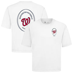 MLB Washington Nationals Levelwear Register Oversized Luxe Signature Knit T-Shirt