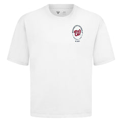 MLB Washington Nationals Levelwear Register Oversized Luxe Signature Knit T-Shirt