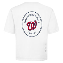 MLB Washington Nationals Levelwear Register Oversized Luxe Signature Knit T-Shirt